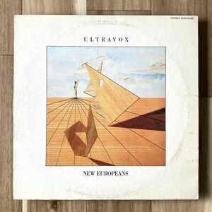 【JPN盤/LP/プロモ】Ultravox ウルトラヴォックス / New Europeans 新欧州人 ■ Chrysalis / WWS-81465 / 白ラベル / ニューウェーヴ