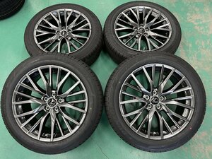 美品 レクサス RX Fスポーツ 純正 20インチ 8J +30 5H PCD114.3 ダンロップ SP SPORTMAXX 050 235/55R20 イボライン付き P2401203