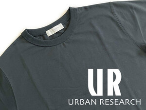 新品 黒 冷感★UR Lab. URBAN RESEARCH，アーバンリサーチ ラボ ヒヤサラクール 半袖 Tシャツ ビッグシルエット オーバーサイズ★