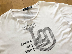 ★英国ブランド Lambretta ランブレッタ Jazz at the 両面 ジャズ プリント Tシャツ バックプリント★モッズ アイビー アメトラ