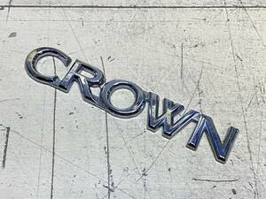 クラウンセダン用　CROWN　クラウン　ロゴ　エンブレム　両面テープ付き　送料無料