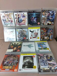 【１円】 PS3ソフトまとめ プレイステーション3 みんゴル ファイナルファンタジー テイルズ 戦国BASARA バイオハザード ガンダム無双 現状