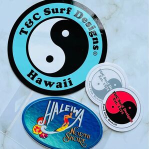 T&C SURFハワイ・ノースショア ステッカー