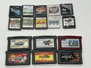 ◆未検品ジャンク◆ #11708 任天堂 GBA ゲームボーイアドバンス DS ソフト 16本 ポケモン マリオ キンハー ロックマン 風来のシレンなど