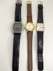 【ジャンク腕時計3本セット】SEIKO メンズ腕時計　不動品　部品取り　ジャンク1-40 sh