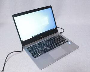 HP EliteBook Folio G1 m5-6Y54 メモリ8GB SSDなし 12.5インチ Win10認証確認済 ジャンク01 