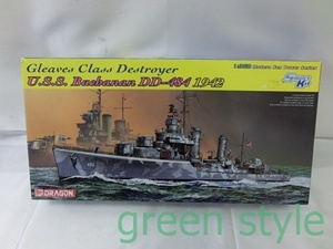 ＃　1/350 グリーブス級駆逐艦 USS ブキャナン DD-484 1942　未組立品　プラモデル　軍艦　ハセガワ　ドラゴン　スマートキット