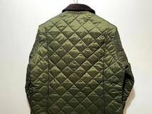 即決 新品 本物 春に Barbour バブアー LIDDESDALE リデスデイル キルティング ブルゾン ジャケット リッズデール OLIVE Mサイズ_画像8