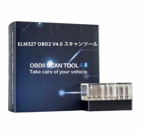 ELM327 OBD2 V4.0 スキャンツール BLUETOOTH 自動車 mini obd2 故障診断機 スキャナー 日本語