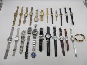 【★１円～★現状販売！】[UKOMT]腕時計おまとめ SEIKO・G-SHOCK・ALBA・CYMA・BULOVA 等 ★計26本をまとめて1円～！★