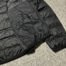 Lサイズ ★ 新品 adidas ESS Down Jacket アディダス ダウンジャケット 黒 防寒 スリーストライプス アウター 黒 GH4589_画像8