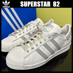 26.5cm ★ 新品 アディダス オリジナルス スーパースター 82 スニーカー 復刻 白 Rマークロゴ レザー ADIDAS SUPERSTAR 82 GZ4837