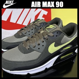 27.0cm ★ 新品 NIKE AIR MAX 90 Medium Olive/Volt ナイキ エアマックス90 ミディアム オリーブ/ボルト スニーカー DQ4071-200