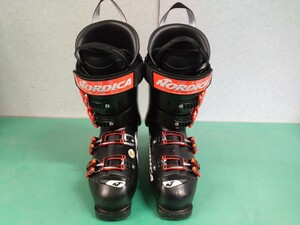 ● R) NORDICA DOBERMANN GP 110 ノルディカ スキー ブーツ 285mm 24-24.5cm スキー靴 ブラック×オレンジ 中古 わりと 美品 ③