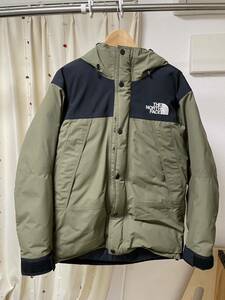 美品　格安　マウンテンダウンジャケット M バーントオリーブ ノースフェイス ND91737 NORTH FACE 2018年 初期モデル　カラー