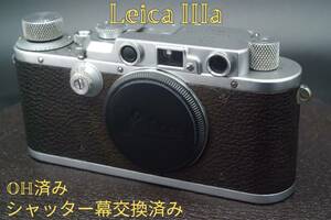 OH・シャッター幕交換済　バルナックライカ Ⅲa　3a　LeicaⅢa　iiia