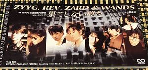 果てしない夢を / 雨に濡れて 8cmシングルCD ZYYG REV ZARD＆WANDS 長嶋茂雄 ZADL-1007 '93 日本テレビ劇空間プロ野球　白盤ディスク