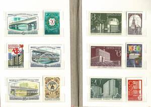 ◆海外旧ソ連発行 未使用郵便記念切手（建築物編１２枚）