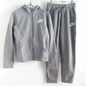 子供用 NIKE ナイキ スウェットパーカー スウェットパンツ 上下セット ジュニアMサイズ キッズ PV-18-9244