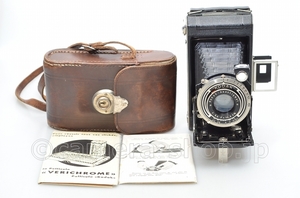 Kodak Vollenda 620 1934 KODAK-ANASTIGMAT 4.5/10.5cm w/case,manual