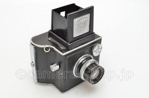 Super Flex Baby Super Anastigmat 4.5/7.0cm Japanese first rollfilm use leaf-shutter SLR camera