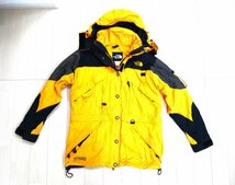 ザ・ノースフェイス ★ ジャケット ★ ロゴ刺しゅう入り ★ イエロー・ブラック ★ THE NORTH FACE_画像2