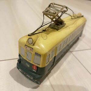 ブリキ 路面電車 三幸製作所 レトロ アンティーク 鉄道 パンタグラフ H