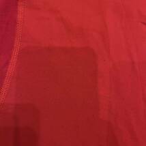 UNDER ARMOUR アンダーアーマー インナーシャツ 半袖 LGサイズ レッド 赤 メンズ スポーツウェア Ｙ_画像3