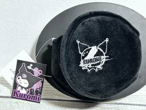 SANRIO(サンリオ) クロミちゃん - イヤーマフラー イヤーマフ バックアーム コンパクト収納 男女兼用 防寒 Kuromi クロミ (タグ付未使用品)