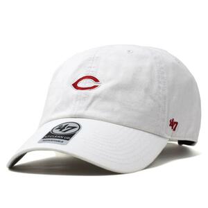 47 Brand (フォーティーセブンブランド) - 大人用野球帽 CAP 広島東洋カープ 広島カープ CARP カープ 白色 (タグシール付き新品未着用)