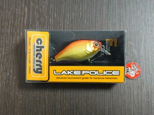 【新品 ワキン】 ジャッカル レイクポリス チェリー JACKALL LAKE POLICE cherry 44 44mm 6.2g # 廃盤 ブラックバス シャロークランク