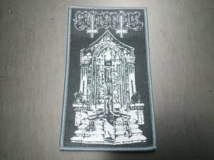 GROTESQUE 刺繍 パッチ ワッペン / at the gates disfear entombed nihilist grave obituary autopsy exhumed morbid angel