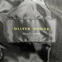 OLIVE RHOUSE selection オリバーハウス　キッズ　フォーマル　ジャケット　半ズボン　シャツ　ネクタイ　チーフ　ストライプ　黒　120㎝_画像7