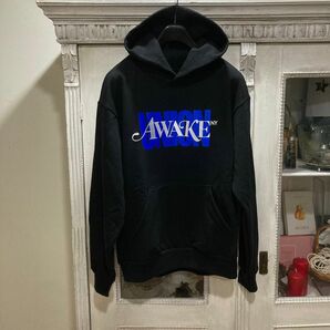 美品 AWAKE NY×UNION スウェット パーカー M ブラック