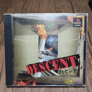 PlayStation プレイステーション プレステ PS1 PS ソフト 中古 ディセント DESCENT ソフトバンク 洋ゲー 3Dシューティング 管理z