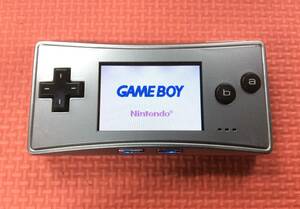 【GM3551/60/0】動作確認済★任天堂 ゲームボーイミクロ 本体★シルバーカラー★GAMEBOY micro★アドバンス★ニンテンドー★Nintendo★