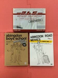 【M3480/60/0】DVD★abingdon boys school 3本セット★まとめ★a.b.s.★アビングドンボーイズスクール★TOUR2008～2010★ライブ★LIVE★