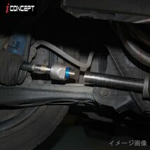 送料185円～ 切れ角アップ タイロッドスペーサー A7075 アルミ合金 180SX シルビア S13 S14 S15 R32 R33 R34 C33 C34 C35 A31 ICC-006-N01_画像2