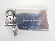 2014年製 ZIPPO ジッポ STERLING SILVER スターリング シルバー MEVIUS メビウス 懸賞品 スリム 銀 オイル ライター 喫煙 USA_画像7