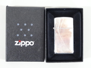 2014年製 ZIPPO ジッポ STERLING SILVER スターリング シルバー MEVIUS メビウス 懸賞品 スリム 銀 オイル ライター 喫煙 USA