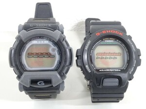 ジャンク 2点セット まとめて CASIO カシオ G-SHOCK Gショック DW-6600 ILLUMINATOR イルミネーター DW-002 コムサ コラボ デジタル 腕時計