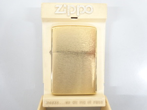 新品 未使用品 1979年製 ZIPPO ジッポ SOLID BRASS ソリッドブラス プレーン 70's 70年代 ゴールド 金 真鍮 オイル ライター ヴィンテージ
