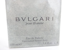 新品 未開封品 BVLGARI ブルガリ POUR HOMME プールオム 100ml オードトワレ EDT 香水 フレグランス 旧パッケージ_画像3