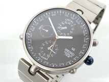 ジャンク SEIKO セイコー ワールドタイム 5T52-0010 三菱 130周年 記念 チタニウム メンズ クオーツ 腕時計_画像1