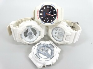 ジャンク 4点セット まとめて CASIO カシオ G-SHOCK Gショック DW-6900WW GA-110BC GA-110C GMA-S2100WT ホワイト 白 腕時計