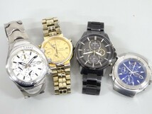 ジャンク 4点セット まとめて SEIKO セイコー MX クロノグラフ 7T62-0A40 マイルドセブン 7T32-6L70 V174-0AA0 他 メンズ 腕時計_画像1