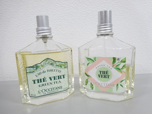 2点セット まとめて L'OCCITANE ロクシタン THE VERT GREEN TEA テヴェール グリーンティー 100ml オードトワレ EDT 香水 フレグランス