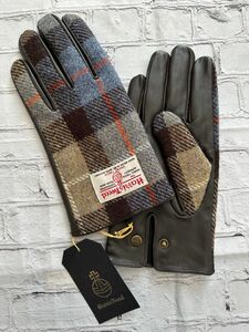 Harris Tweed ハリスツイード グローブ 革手袋 