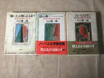 H　即決 燃えあがる緑の木　第一部～第三部　3冊セット　大江健三郎　新潮社　「救い主」が殴られるまで　揺れ動く　大いなる日に_画像1