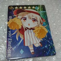 FGO Fate/Grand Order イリヤスフィール・フォン・アインツベルン グレイルリーグ 野球 カード 美品_画像1